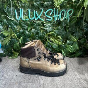 Vintage Finn Comfort Hiking Leather Women Brown Mid Boots Size 38 D / 7 US